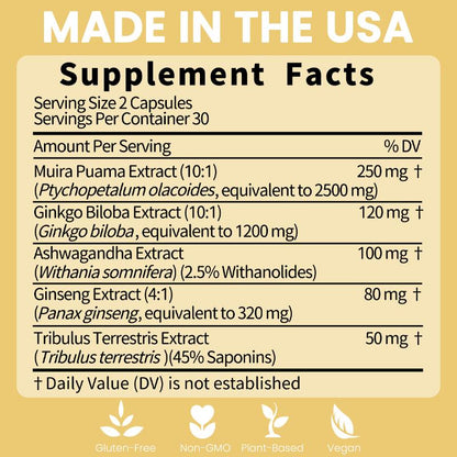 Potency Wood | Energy Stamina Supplement